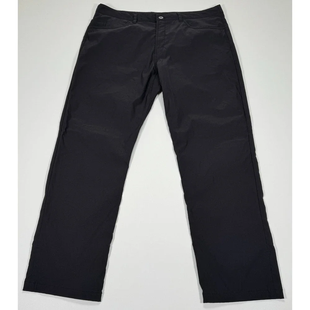 The North Face Mens Outdoor Pants 38x31 Black Nylon Stretch Hiking